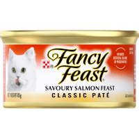 Adult Classic Pate Savory Salmon Feast Wet Cat Food (85g)