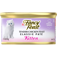 Kitten Classic Pate Tender Chicken Feast Wet Cat Food (85g)