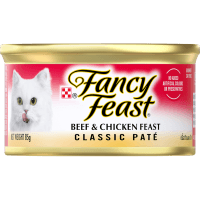 Adult Classic Pate Beef & Chicken Feast Wet Cat Food (85g)