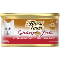 Adult Gravy Lovers Beef Feast Roasted Beef Flavor Gravy Wet Cat Food (85g)