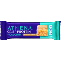 White Choc Caramel Crisp Protein + Calcium Bar (55g)