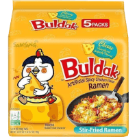 Spicy Chicken & Cheese Flavour Ramen Noodles (5 x 140g)