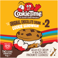 Cookie Time Original Chocolate Chunk Ice Cream Cookie Sandwich (2 x 71g)