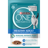 Healthy Adult with Ocean Fish in Gravy Wet Cat Food Pouch (70g)
