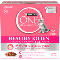 Healthy Kitten with Chicken in Gravy Wet Cat Food Pouch (12 x 70g)