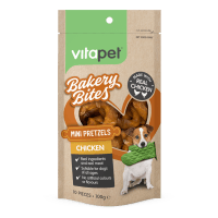 Bakery Bites Chicken Mini Pretzel Dog Treats (100g)