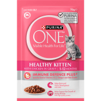 Healthy Kitten With Chicken In Gravy Wet Cat Food (70g)