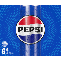 Soft Drink Cans (6 x 250ml)