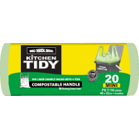 12L Mini Handle Compostable Bags (20pk)