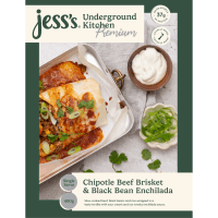 Premium Chipotle Beef Brisket & Black Bean Enchilada (400g)