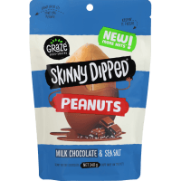 Skinny Dipped Milk Chocolate & Sea Salt Peanuts (340g)