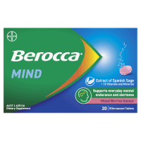Mind Mixed Berries Flavour Effervescent Tablets (20pk)