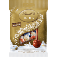 Lindt Lindor Mini Bauble Asst 80g (80g)