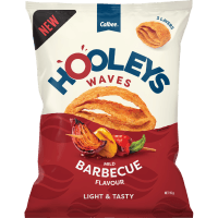 Hooleys Waves Mild Barbecue Flavour Chips (95g)