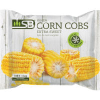 Frozen Corn Cobs Extra Sweet (1kg)