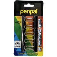 Write On Fold Back Clips (10pk)