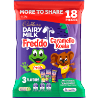 Dairy Milk Freddo & Caramello Koala Share Pack (18 x 13g)