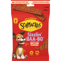 Sizzlin' BAA-BQ Lamb Air-Dried Strapz Dog Treats (200g)
