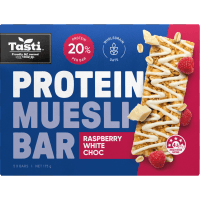 Raspberry White Choc Protein Muesli Bar (5 x 35g)