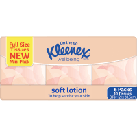 Facial Tissue Soft Lotion On The Go Bundle Pack (60pk)