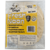 Plain Fresh Naan (2pk)