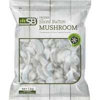 Sliced Button Mushroom (1kg)