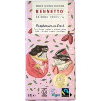 Raspberries In Dark Chocolate Block (80g)