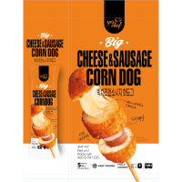 Frozen Big Cheese & Sausage Corndog (400g)