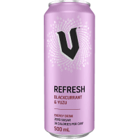 Refresh Blackcurrant Yuzu Energy Drink (500ml)