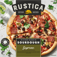 Rustica Stone Baked Sourdough Supreme Pizza (450g)