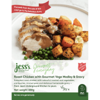 Gourmet Everyday Roast Chicken With Gourmet Vege Medley & Gravy (400g)