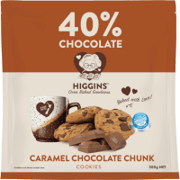 40% Chocolate Caramel Chocolate Chunk Cookies (300g)