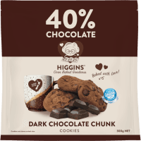 40% Chocolate Dark Chocolate Chunk Cookies (300g)