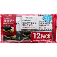 Olive Oil Roasted Seaweed Snack (12 x 4g)