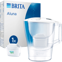 Aluna 2.4l White Water Filter Jug (1pk)