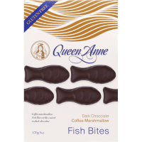 Coffee Marshmallow Dark Chocolate Fish Bites (170g)