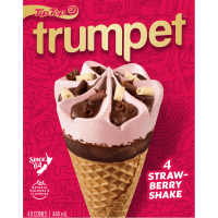 Trumpet Strawberry Shake Ice Cream (4 x 110ml)