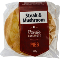 Steak & Mushroom Pie (220g)