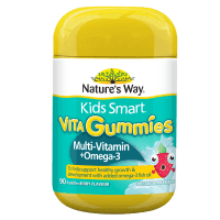 Kids Smart Multi-Vitamin + Omega-3 Berry Flavour Pastilles Vita Gummies (90pk)