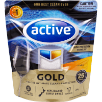 Gold Lemon Auto Dishwash Capsules (17pk)