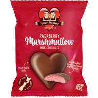 Raspberry Marshmallow Heart Chocolate (45g)