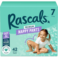 Premium Nappy Pants Unisex Size 7 17+ kg (42pk)