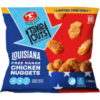 Take Outs Louisiana Style Free Range Chicken Nuggets (750g)
