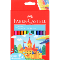 Faber-castell - Fibre Tip Pen Castle Pack 12 Writing Instruments (1pk)