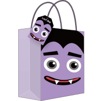 Halloween Seasonal Paper Treat Bag (1pk)