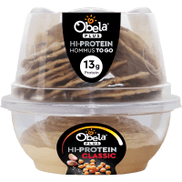 Hi-Protein Hommus to Go & Wholegrain Rice Crackers (125g)