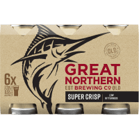 Super Crisp Lager Cans (6 x 375ml)