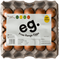 Free Range Jumbo Tray Eggs (20pk)