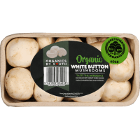 Organic White Button Mushrooms (250g)