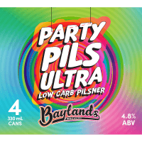 Party Pils Ultra Low Carb Pilsner (4 x 330ml)